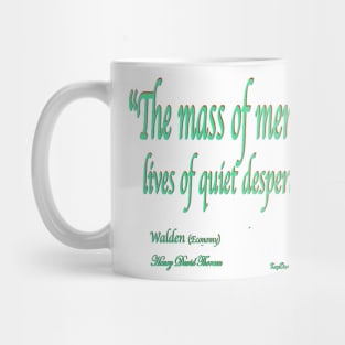 Walden Pond quote Mug